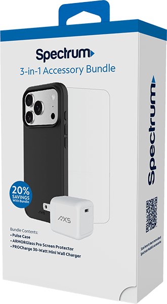 Spectrum 3-in-1 Accessory Bundle for iPhone 17 Pro in Black